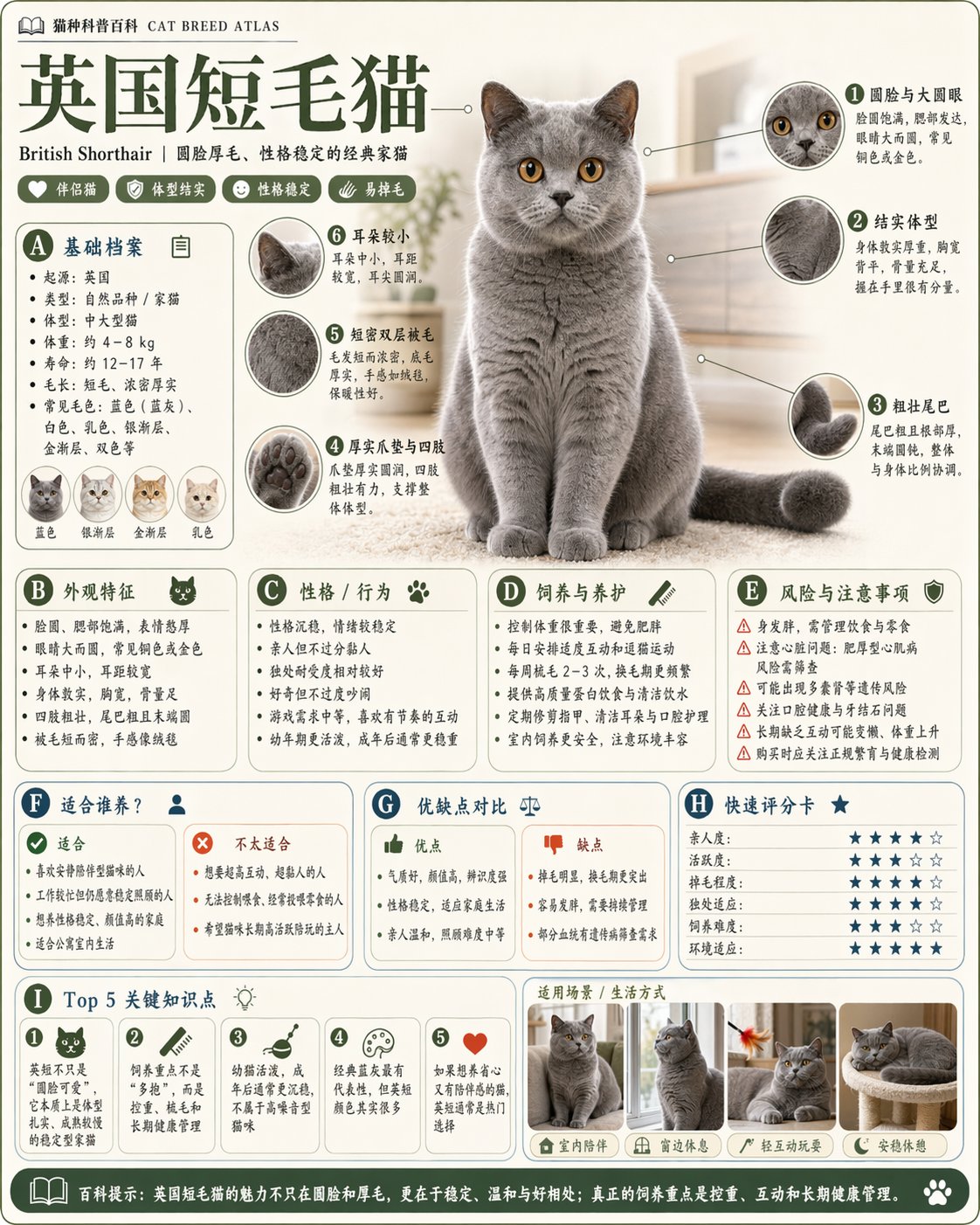 科普百科图模板